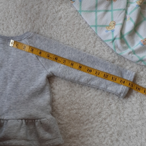 Jumping Beans Babies Grey Cat Sweatshirt Size 18M - Picture 6 of 8